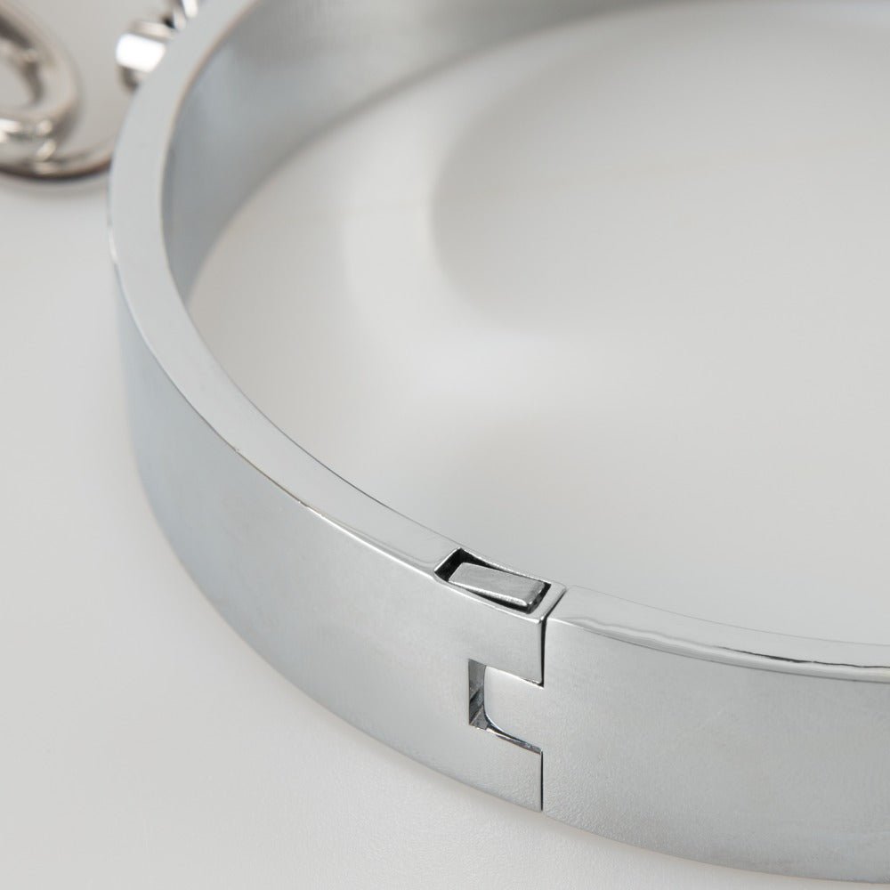 Bad Kitty Stainless Steel Wrist to Neck Restraint - Loveangels