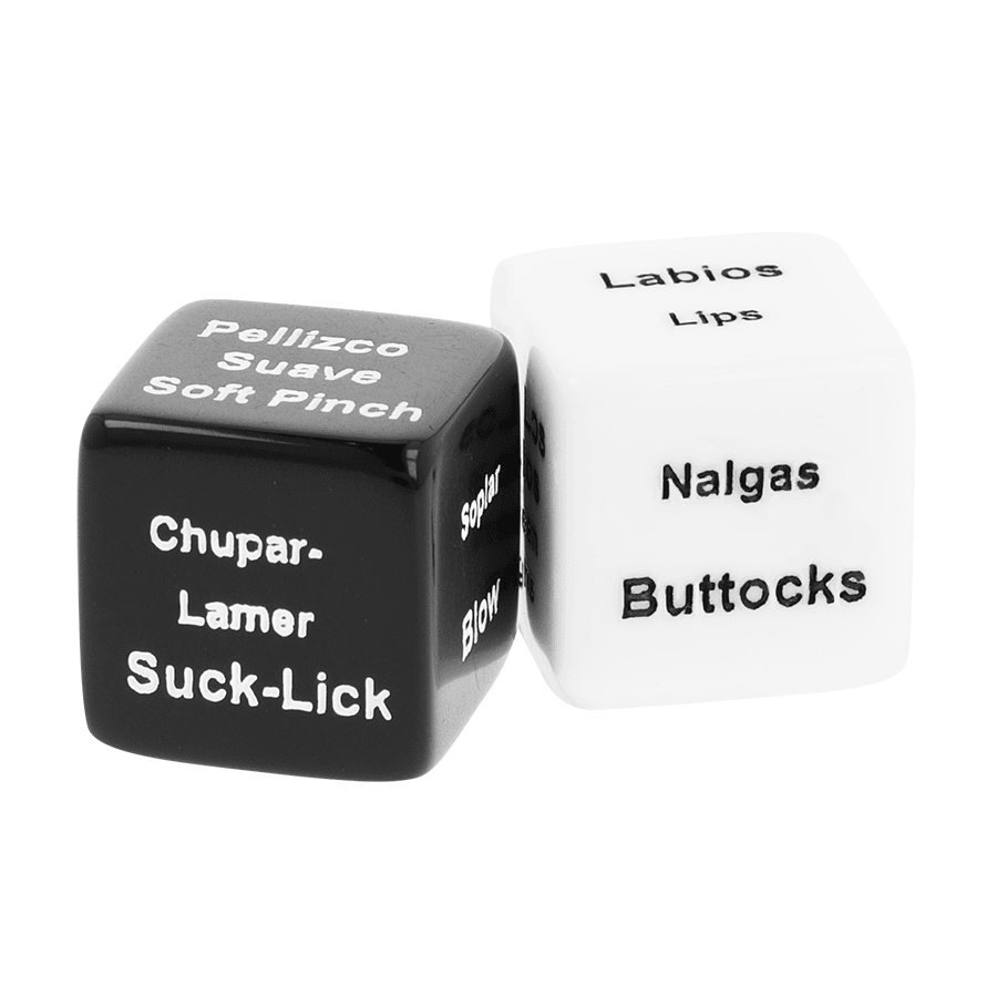 Black & Silver Dice For Couples - Loveangels