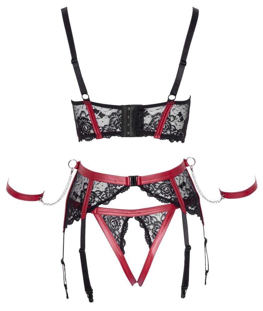 Cottelli Shelf Bra Bondage Set - Loveangels