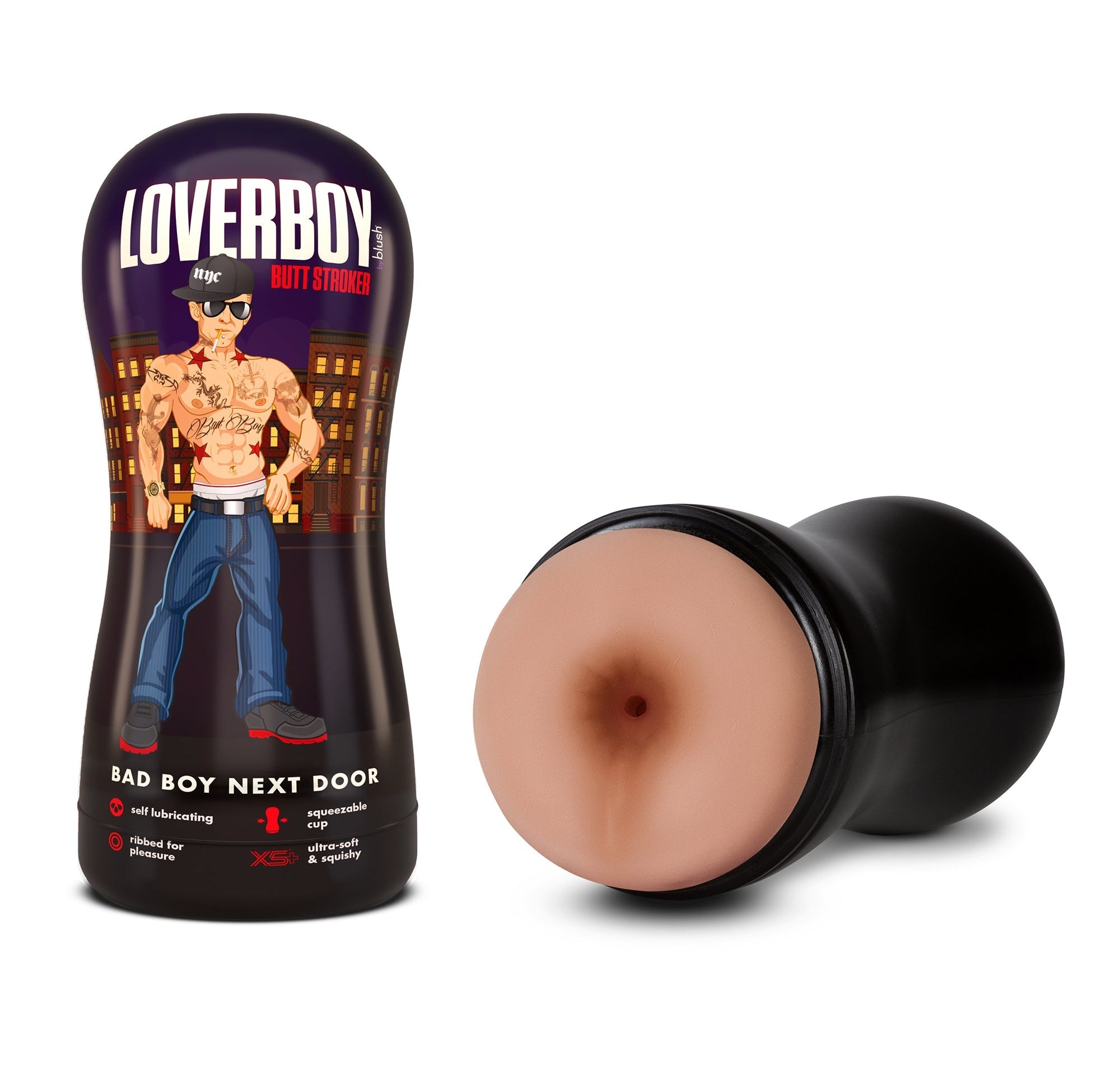 Coverboy Bad Boy Next Door Self Lubricating Stroker - Loveangels