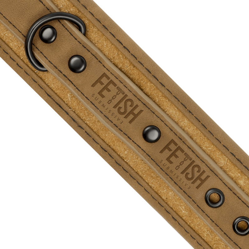 Fetish Submissive Origin Vegan Leather Ankle - cuffs - Loveangels