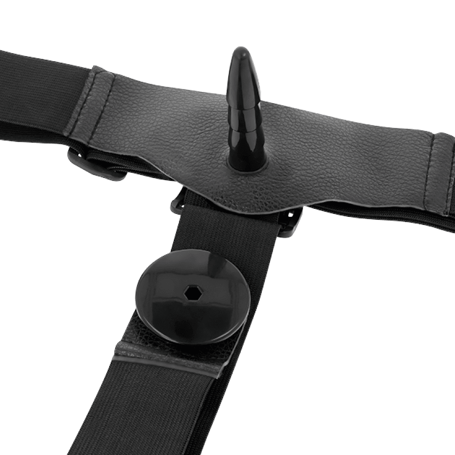 Harness Attraction Harris Vibrating 7 Inch & 3.5 Inch Double Strap On - Loveangels