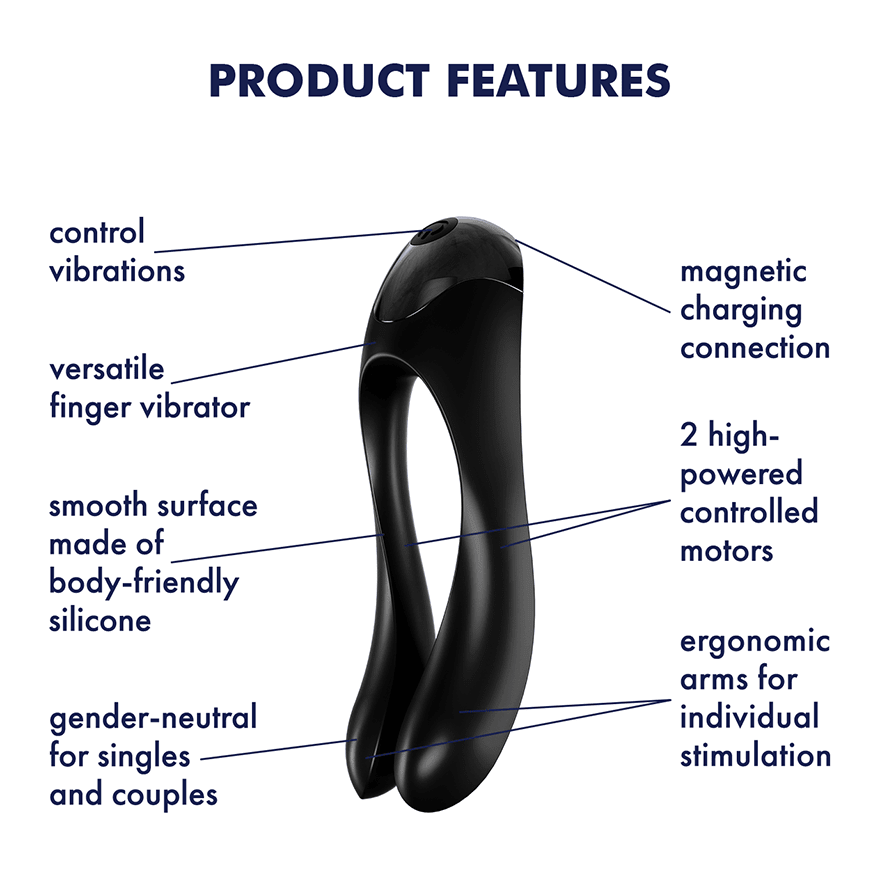 Satisfyer Candy Cane Finger Vibe - Loveangels