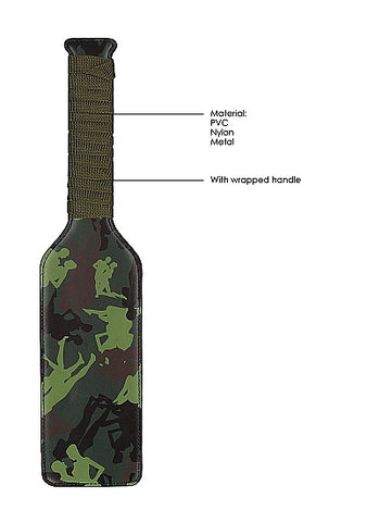 Army Theme Paddle Green Camo