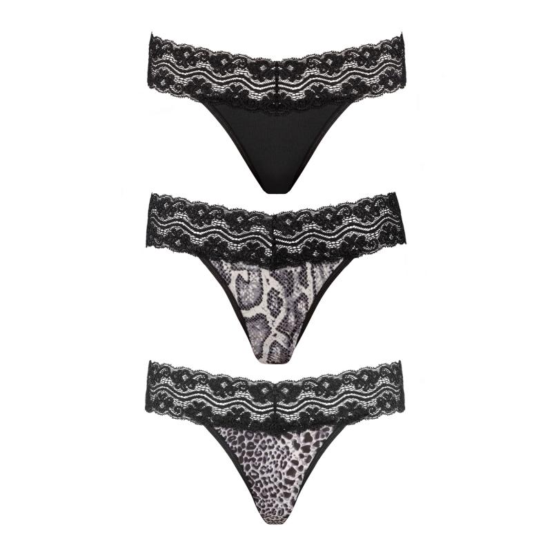 Underneath - Jane Thong Set of 3 - Loveangels