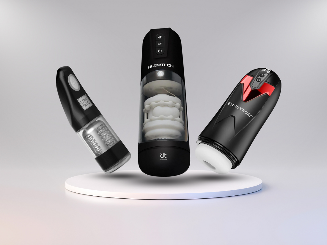 An image with 3 male sex toys 
