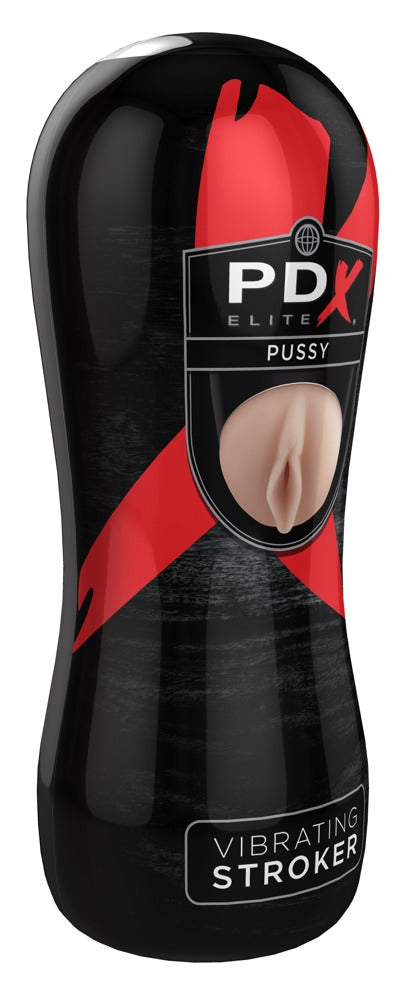 PDX Elite Vibrating Pussy Stroker