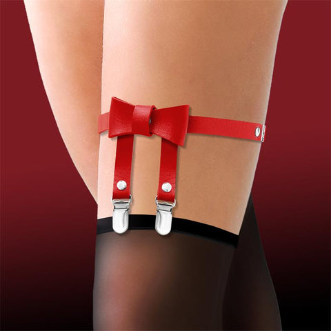 Cinderella Red Garter With Bow