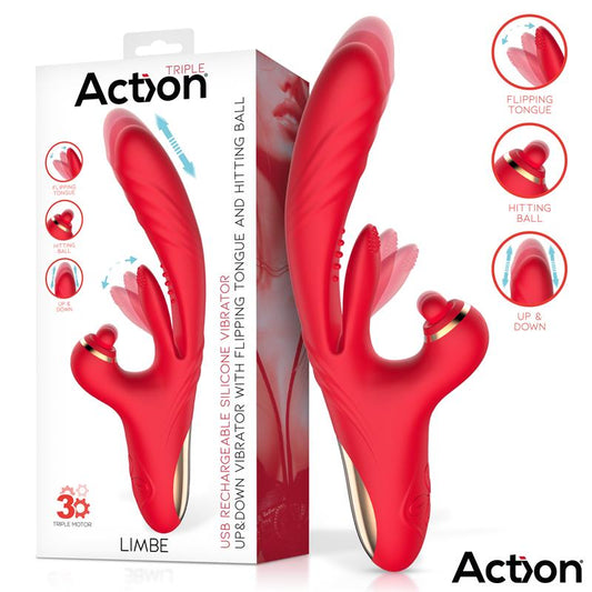 Action Vibe With Flip-Flap Tongue And Thrusting Movement