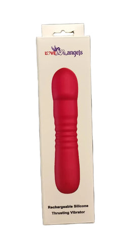 Loveangels Big Red Rechargeable Thrusting Vibrator