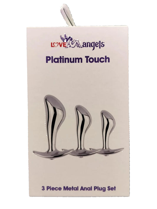 Loveangels Platinum Touch 3pc Anal Plug Set