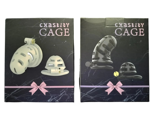 Loveangels Chastity Cage Set With 2 Cages And 5 Rings
