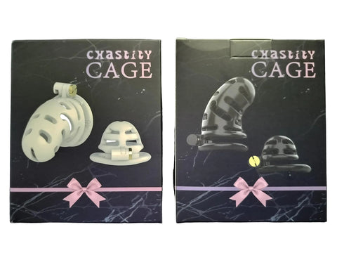Loveangels Chastity Cage Set With 2 Cages And 5 Rings