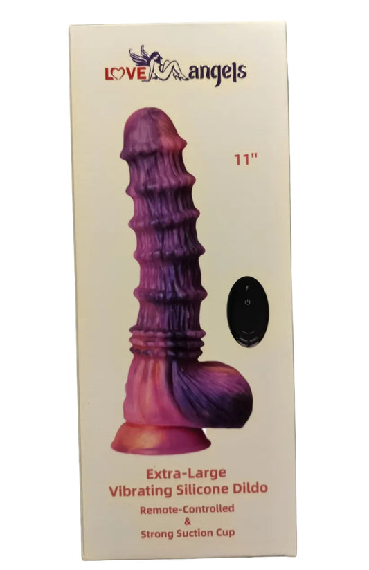 Loveangels Extra Large 11 " Vibrating Dragon Dildo