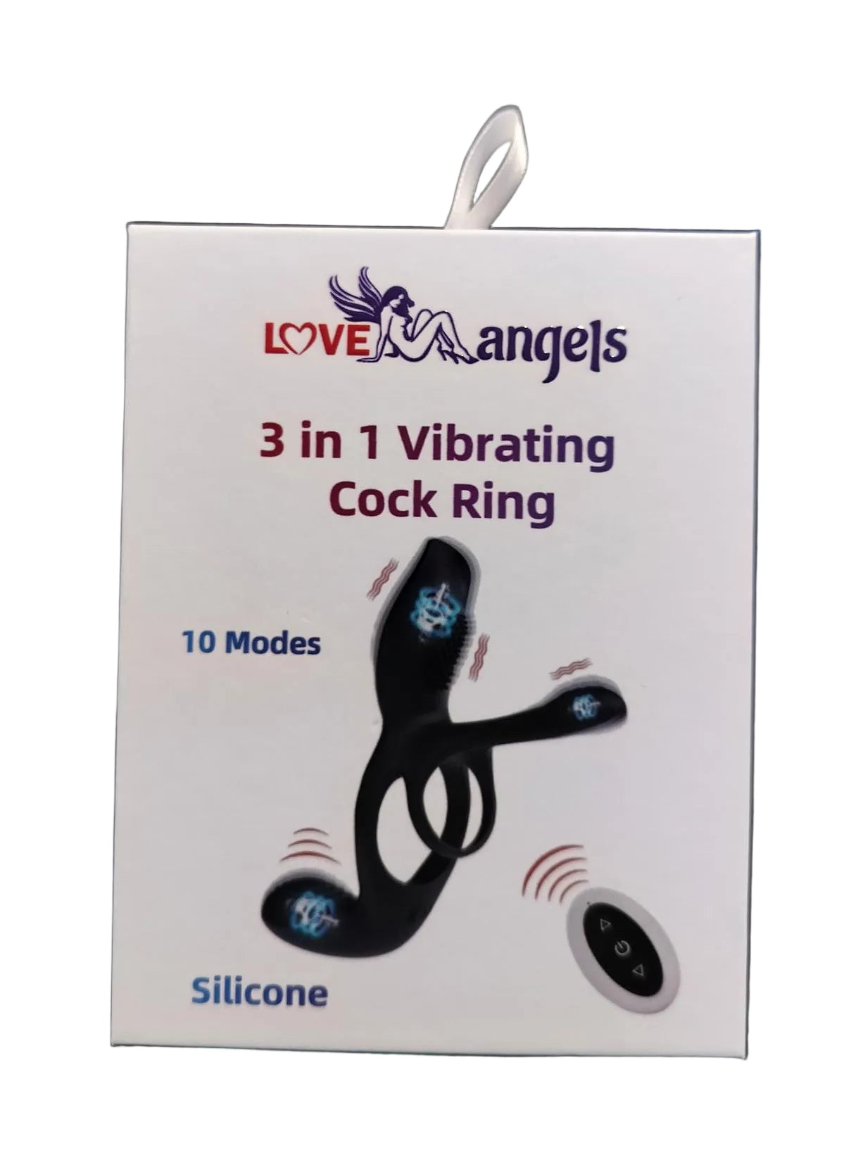 Loveangels 3 in 1 Vibrating Cock Ring With Remote