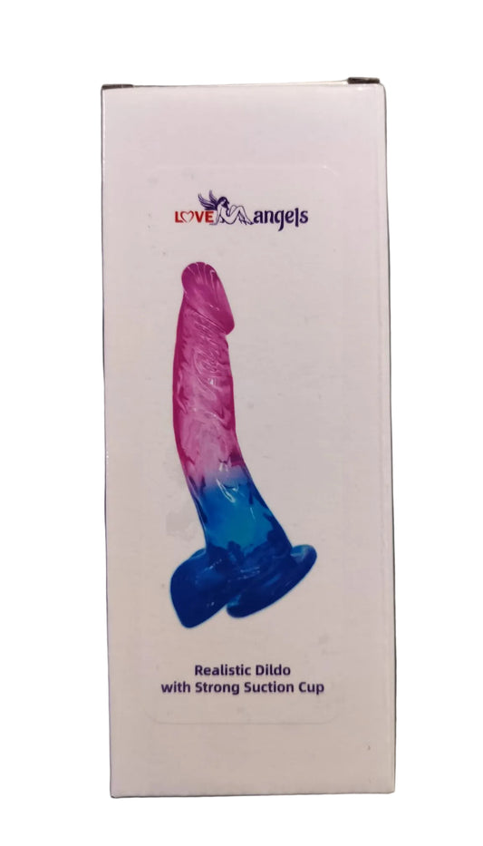 Loveangels 8.27" Purple & Blue TPE Mermaid Dildo