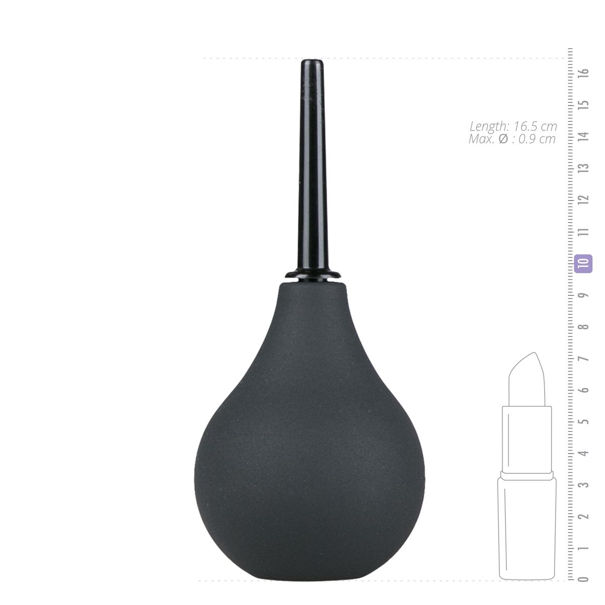Easytoys Large Black Anal Douche 200ml