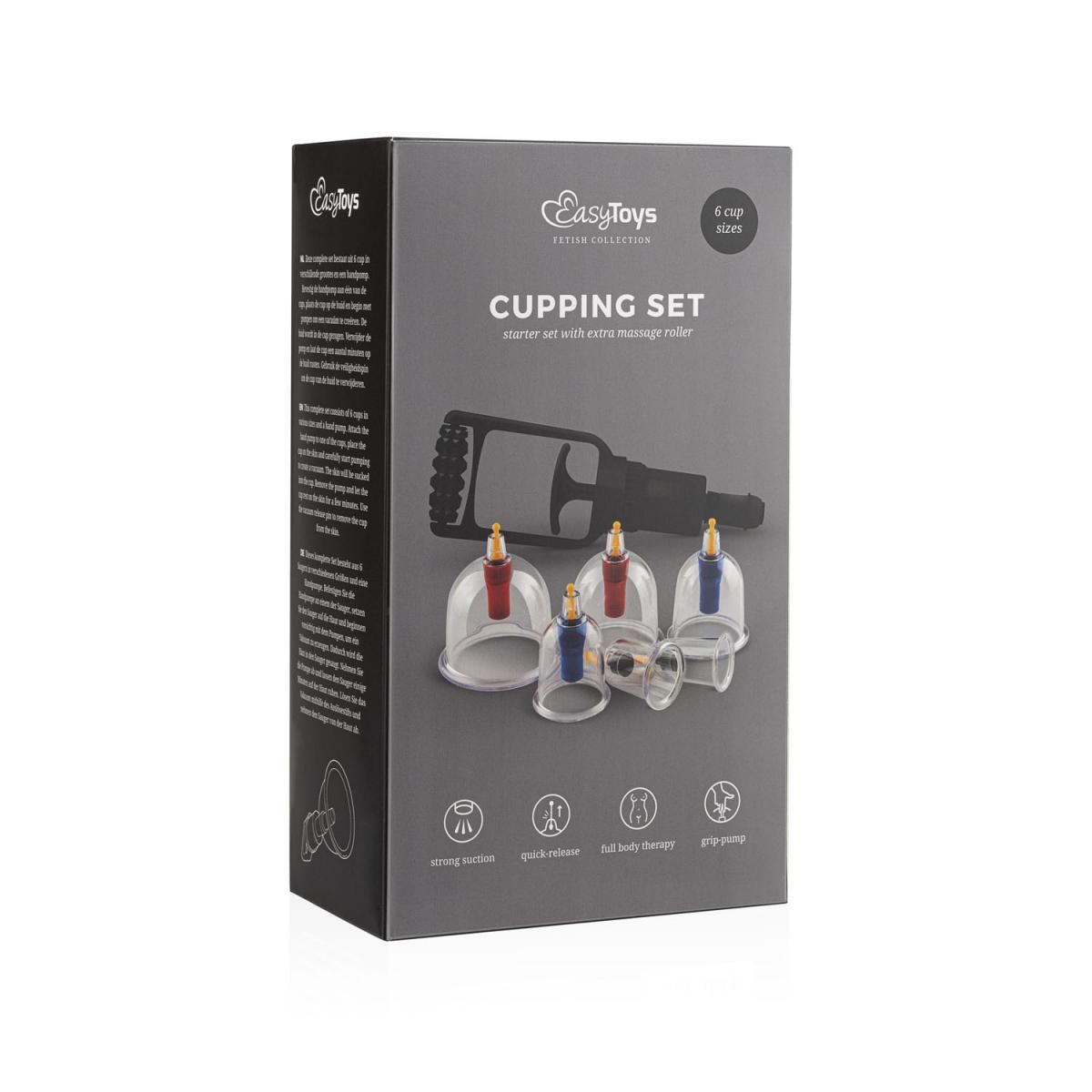 Easytoys 6 Piece Cupping Set with Trigger Handle