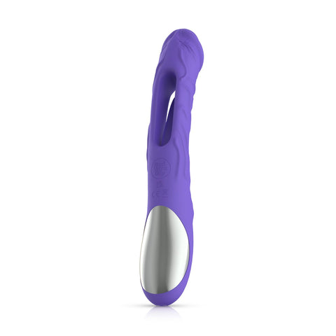 Good Vibes Only Flax Vibrating Dildo with G-Spot Stimulator