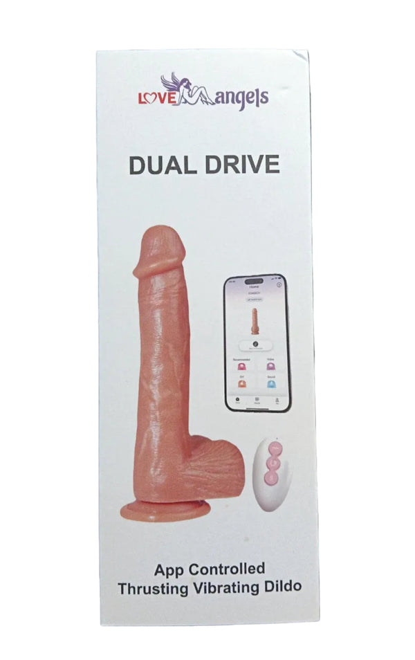Loveangels Dual Drive App And Remote Control Thrusting Vibrating Dildo