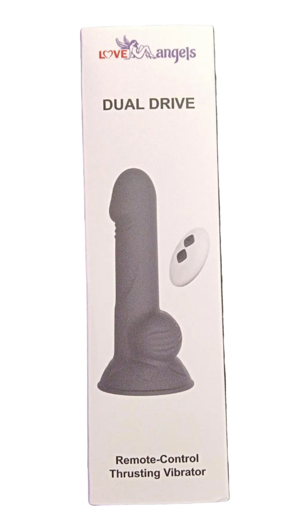Loveangels Dual Drive 5.12" Remote Control Thrusting Vibrator