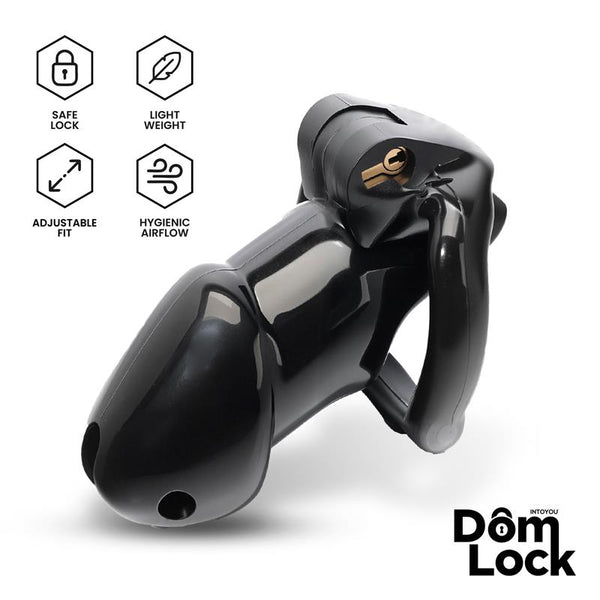Domlock Guard Chastity Cage with Internal Lock Size M