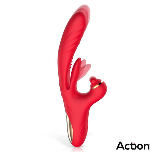 Action Vibe With Flip-Flap Tongue And Thrusting Movement