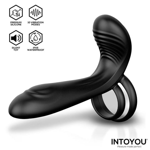 IntoYou Syknox Girth Gainer Vibrating Double Cockring With Remote