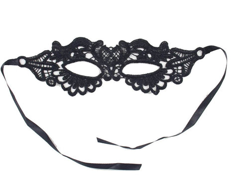 Loveangels Black Lace Mask 2pc Set