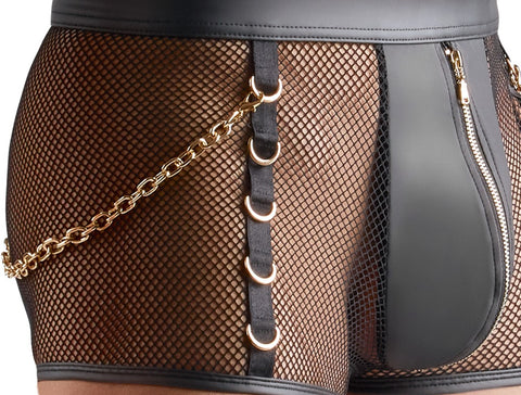 Svenjoyment Mesh And Chain Pants