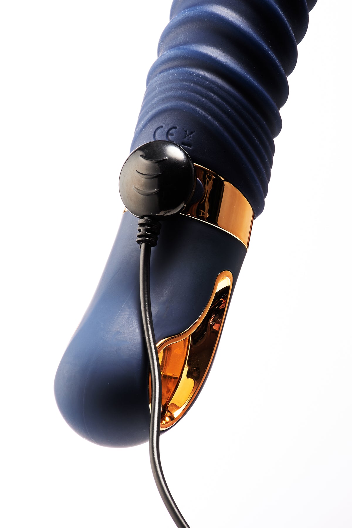 DreamToys Goddess Collection Nereos Liquid Silione Ribbed Vibrator With Heat