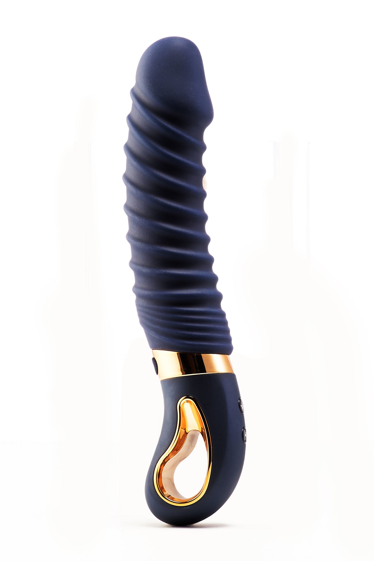 DreamToys Goddess Collection Nereos Liquid Silione Ribbed Vibrator With Heat