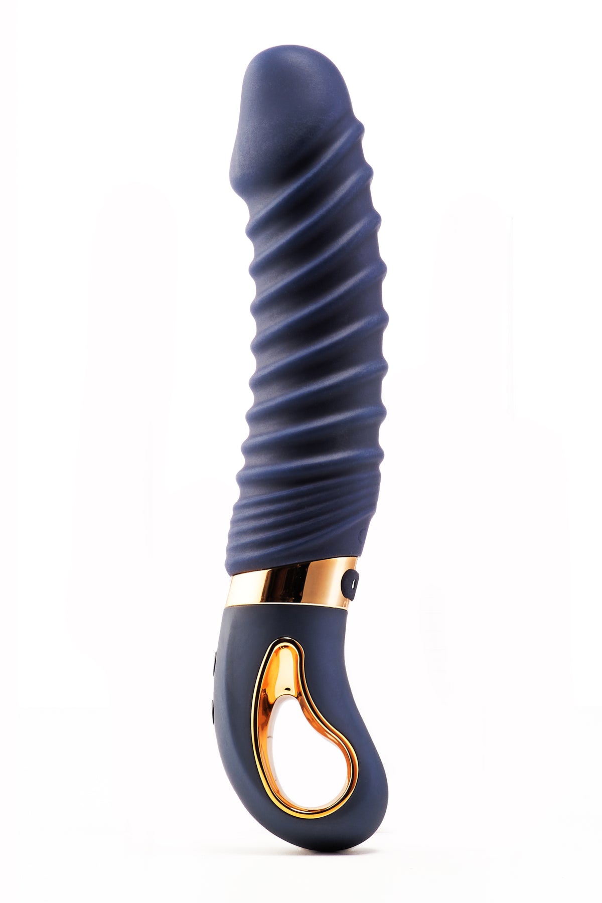 DreamToys Goddess Collection Nereos Liquid Silione Ribbed Vibrator With Heat