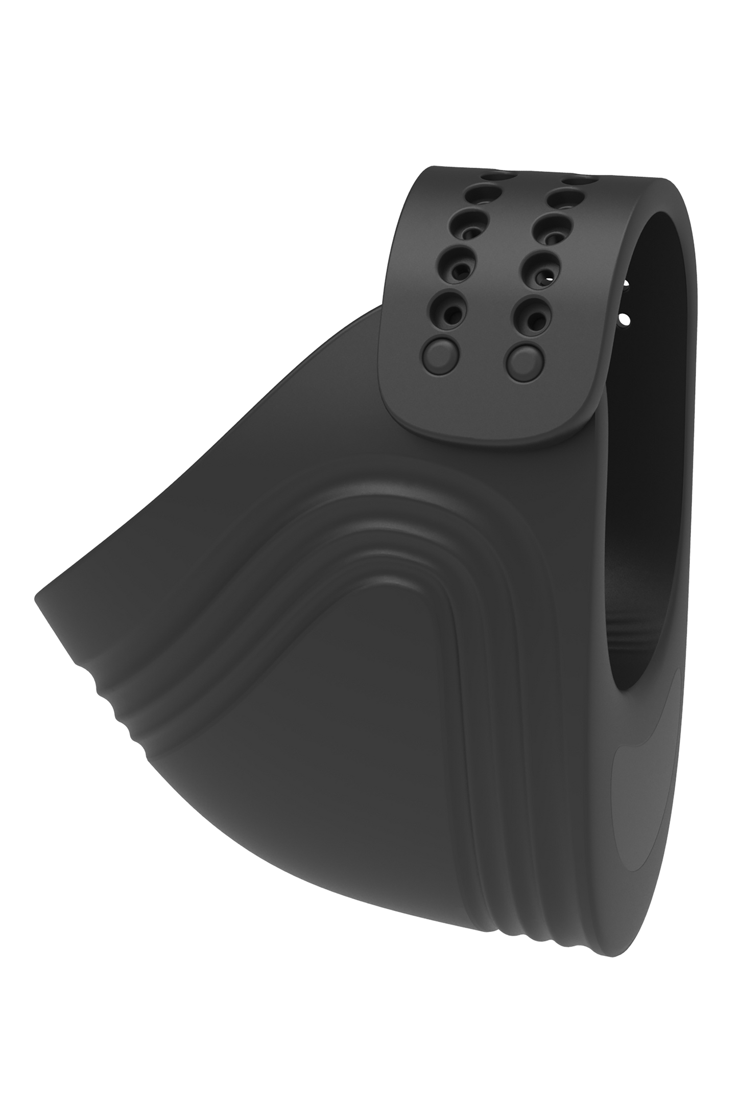 Ramrod Adjustable Vibrating Cockring with Remote
