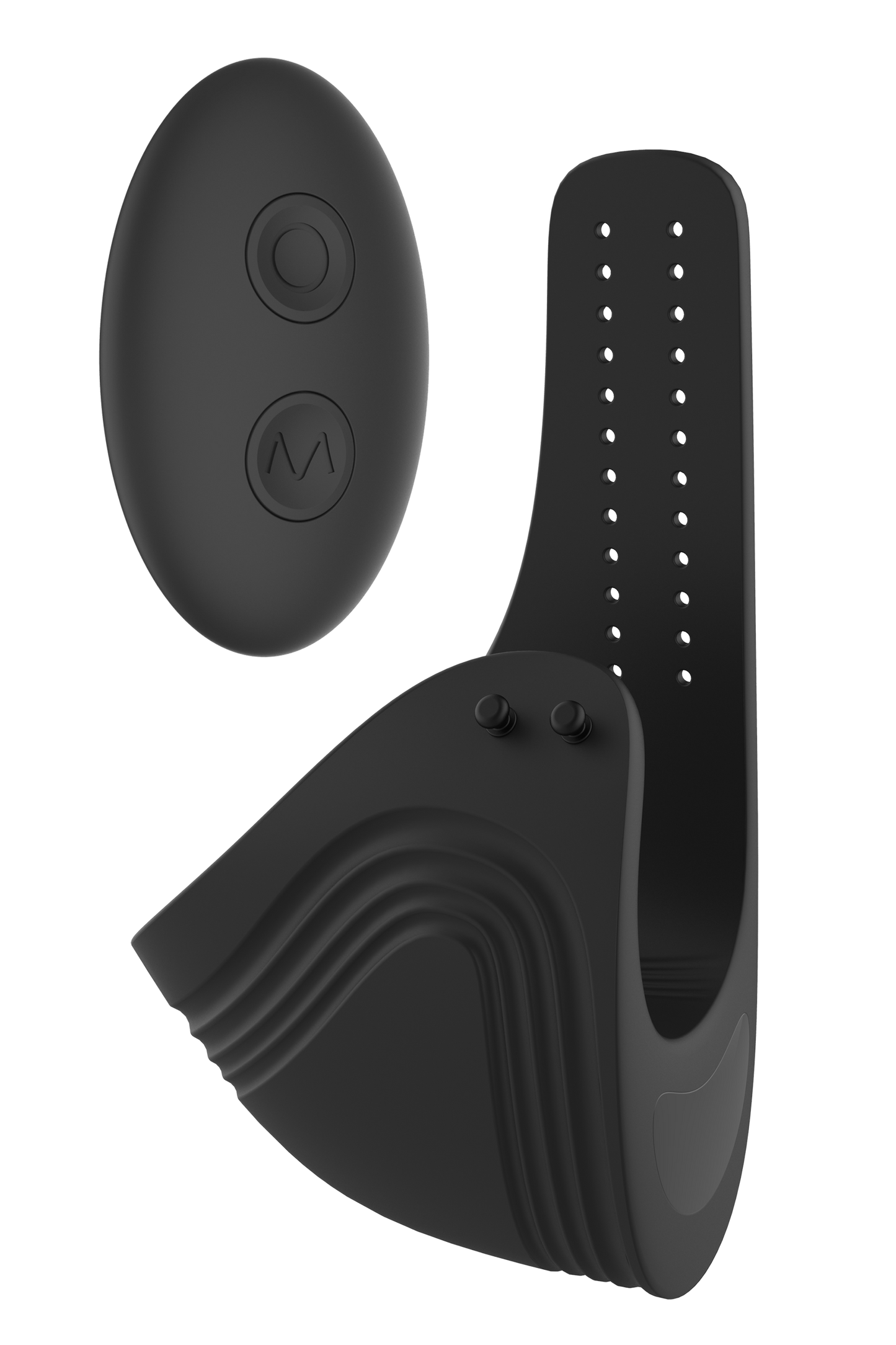 Ramrod Adjustable Vibrating Cockring with Remote