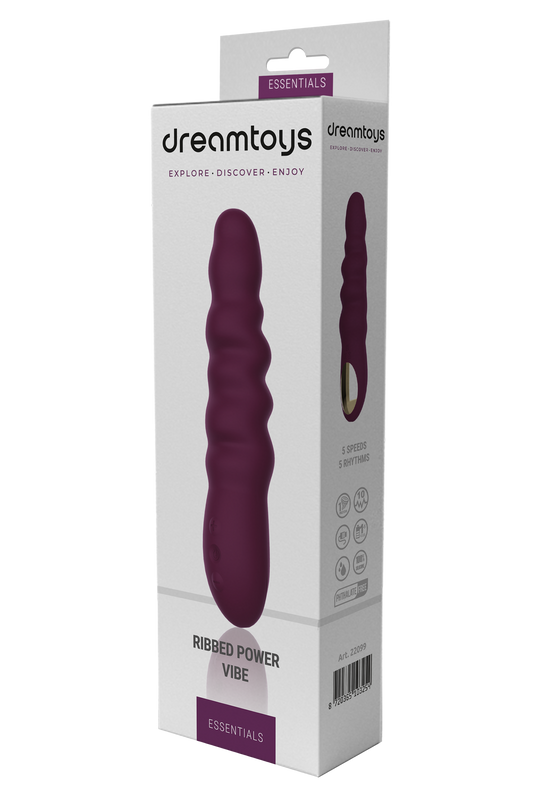 Dreamtoys Essentials Ribbed Power Vibe