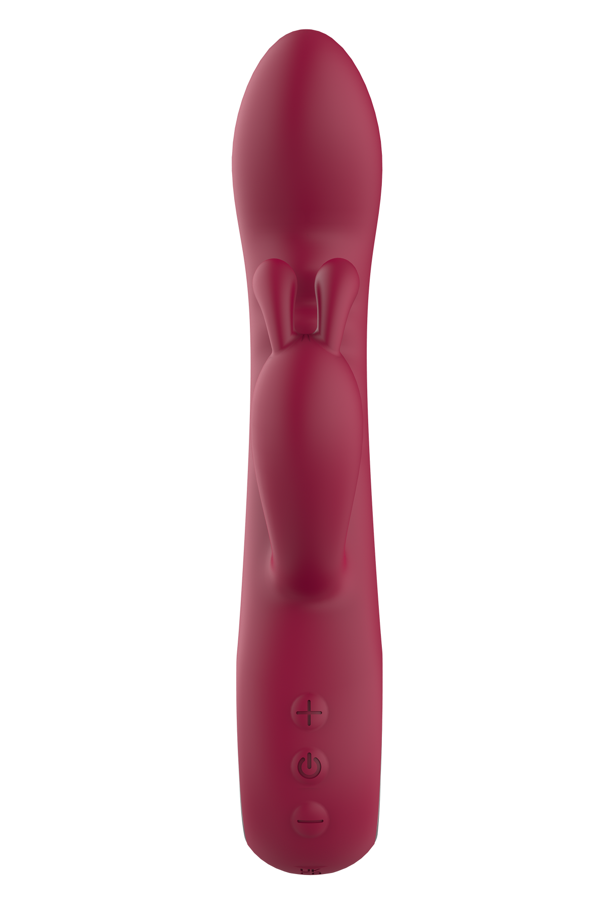 Glam Burgundy Rabbit Vibrator With Handle
