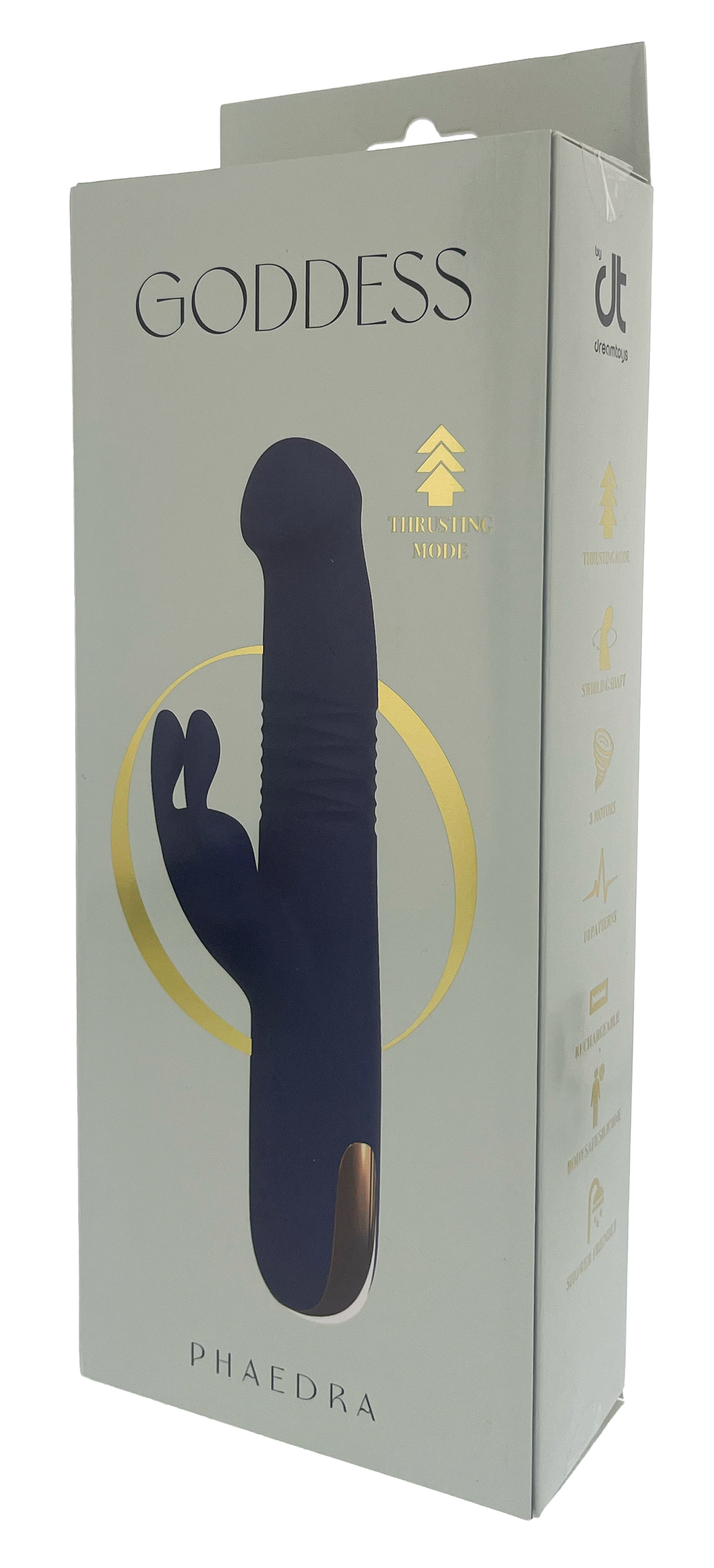 DreamToys Goddess Collection Phaedra Up And Down Rabbit Vibrator