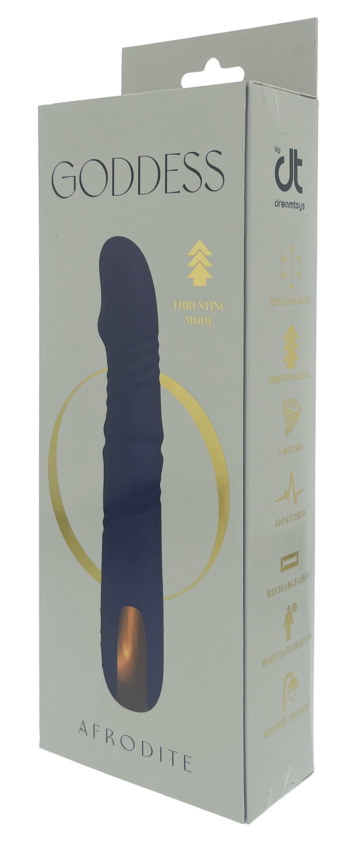 DreamToys Goddess Collection Afrodite Up And Down Vibrator With Rotating Beads