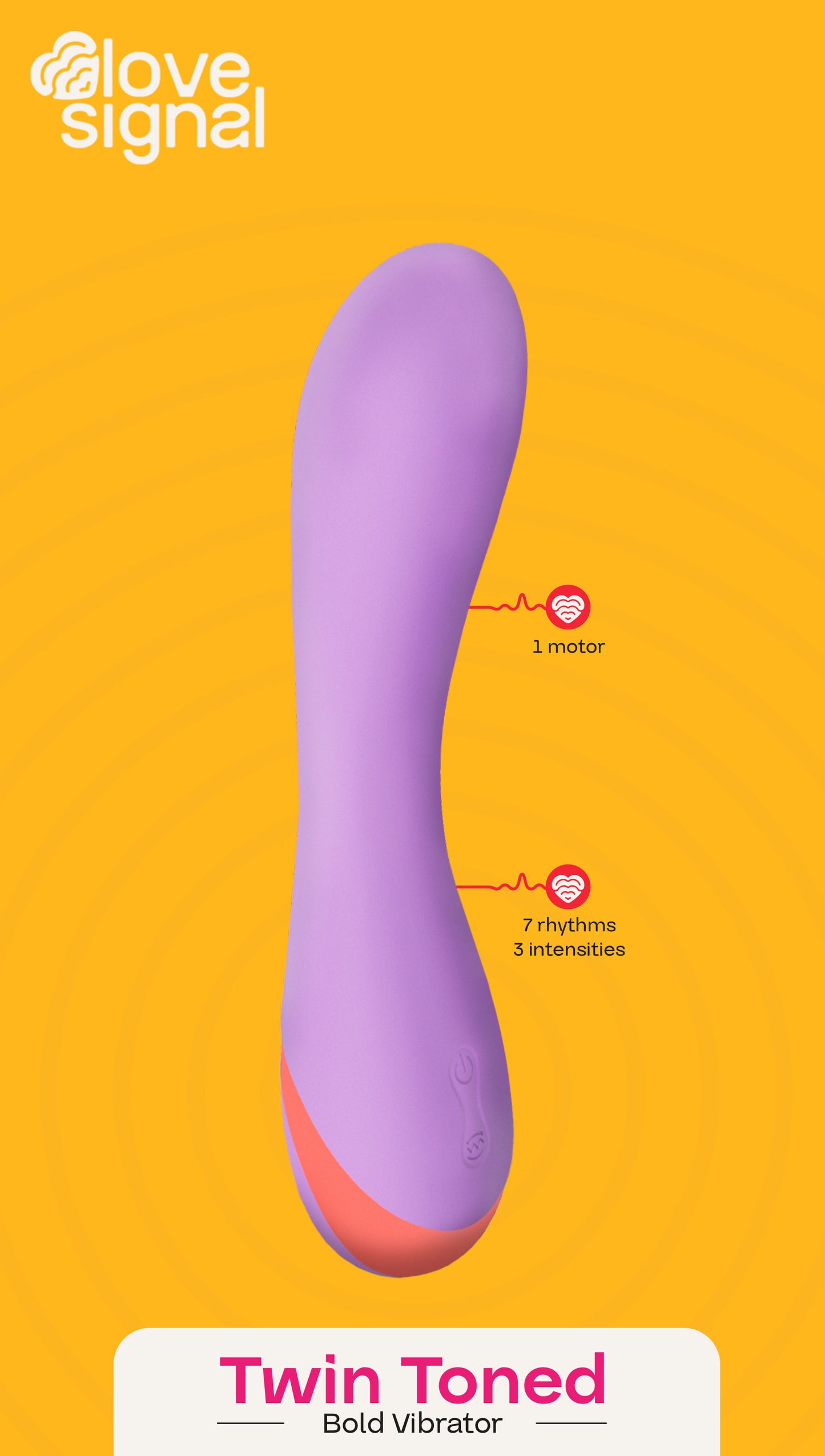 Dreamtoys Love Signal Twin Toned G-Spot Vibrator