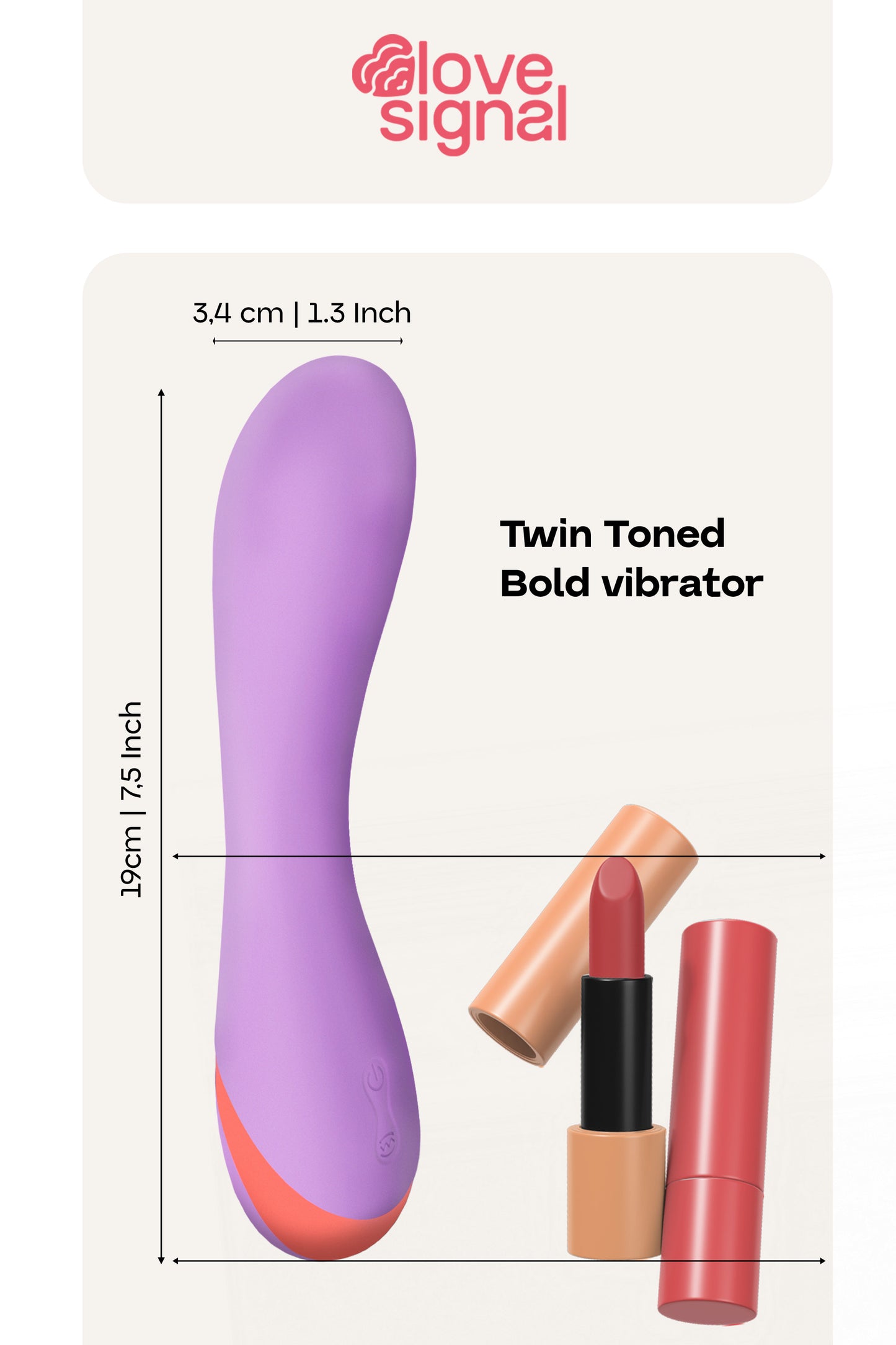 Dreamtoys Love Signal Twin Toned G-Spot Vibrator