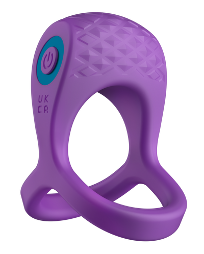 Love Signal Bold Embrace Vibrating Cock Ring With Ball Strap