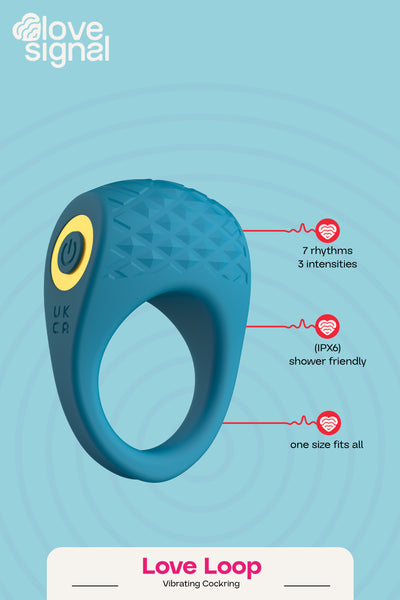 Love Signal Love Loop Vibrating Cock Ring