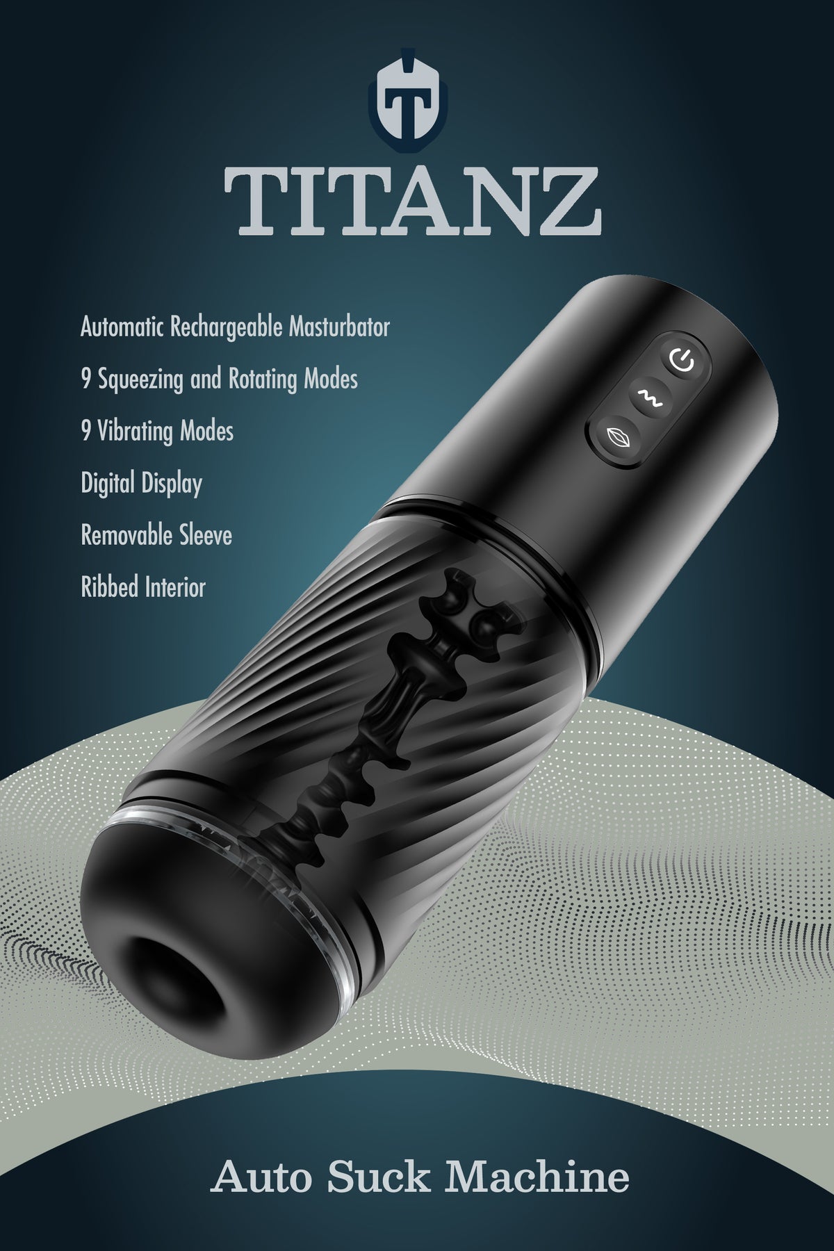 TITANZ Rechargeable Auto Suck Machine