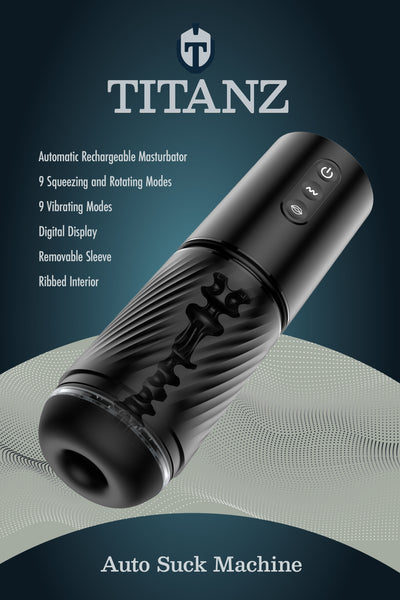 TITANZ Rechargeable Auto Suck Machine