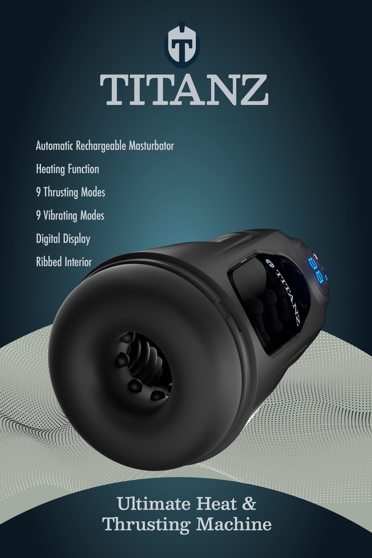 TITANZ Ultimate Heat & Thrusting Masturbator Machine