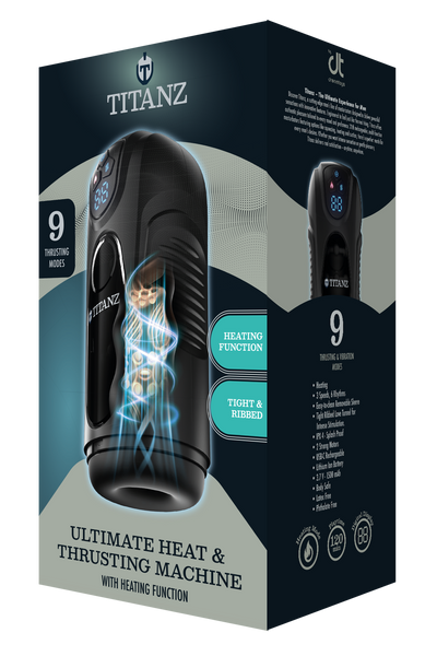 TITANZ Ultimate Heat & Thrusting Masturbator Machine