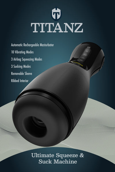 TITANZ Ultimate Squeeze & Suck Masturbator Machine