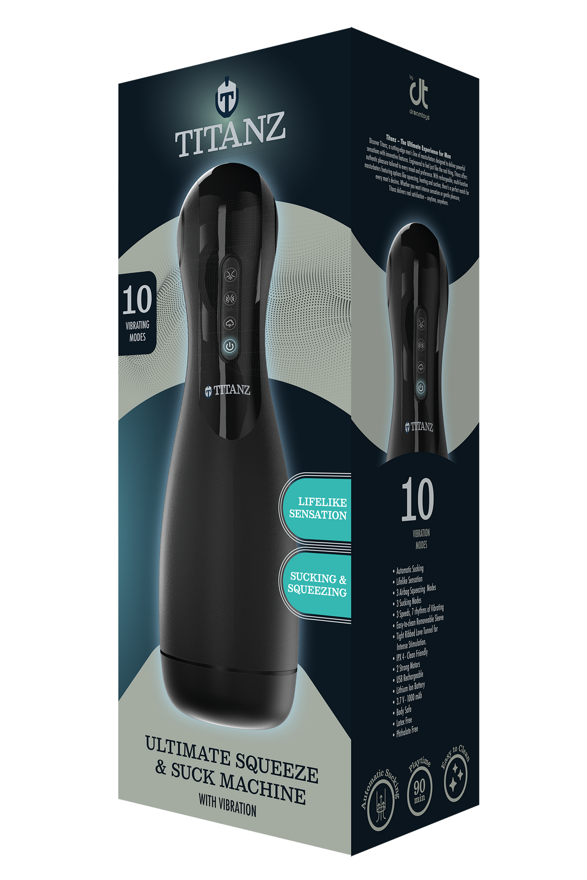 TITANZ Ultimate Squeeze & Suck Masturbator Machine