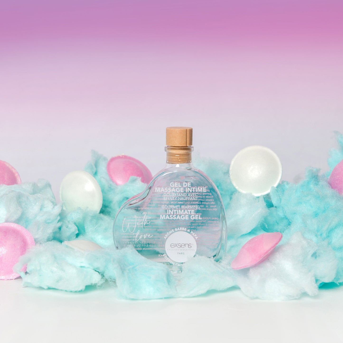 Exsens With Love Cotton Candy Aroma Massage Gel 50ml